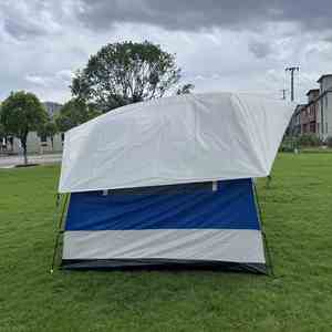 Tente de camping carrée double couche pour SUV, toutes saisons, imperméable, protection UV, auvent de coffre de voiture pour voyage en extérieur, en tissu Oxford - Product Image 3