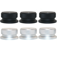 Services de fraisage CNC sur mesure pour boutons filetés en aluminium aux couleurs anodisées, type EDM à fil d'acier inoxydable
