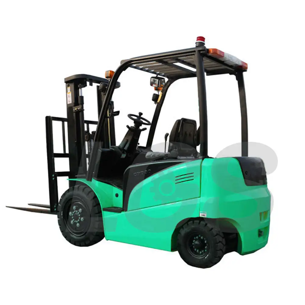 Kullanılmış Forklift fiyat ucuz dört tekerlek elektrikli forklift 1.2 ton 1.5 ton 2 ton ile üçlü direk