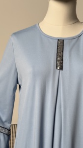 Nouvelle robe abaya en tissu de haute qualité, ornée de paillettes, modeste, pour femmes musulmanes, vente en gros - Product Image 4