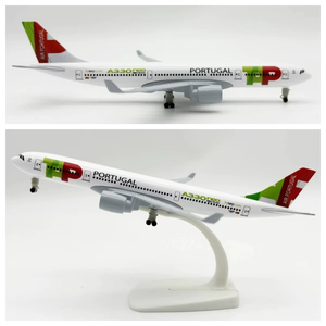 Modellino in Metallo Pressofuso di Aereo Airbus A330 TAP Air Portugal da 20cm con Carrelli di Atterraggio per Collezionisti - Product Image 4