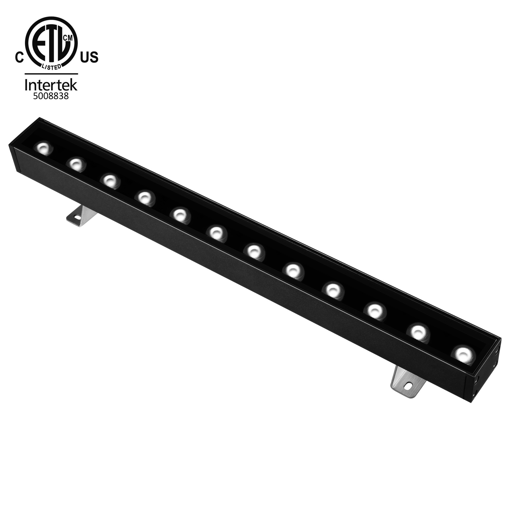 36W ETL de Color RGB transformar al aire libre Control DMX llevó la luz de la arandela de la pared