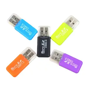 Cheapest New Card Reader High Speed Mini USB 2.0 MicSD TF T-Flash Memory Card Reader Adapter