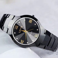 Montre de couple OEM ODM LSVTR, style antique, sport, verre, étanche, calendrier, mécanique de luxe, acier inoxydable 38mm, vente chaude