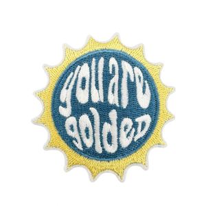 Fantasy Macaroon Color Embroidered Iron on Flower Just Gave Fun butterfly Patch for Clothing <b>Hat</b> <b>Bag</b> Decoration - Product Image 4