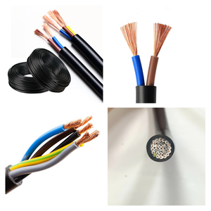 สายเคเบิลพีวีซีหุ้มฉนวนทองแดง4แกน0.3มม./35มม. สายไฟตัวนำไฟฟ้าที่มีความยืดหยุ่นในการก่อสร้าง - Product Image 3