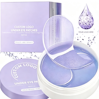 Patchs de gel hydratants au collagène pour les yeux, longue durée, pour l'entretien quotidien de la peau, en flacon