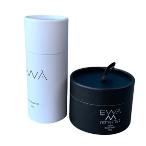 Custom Printed Logo Kraft <b>Cylinder</b> Tube Round Paper Gift Packaging - Product Image 6