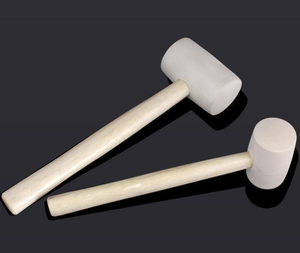 Marteau en <span class=keywords><strong>caoutchouc</strong></span> blanc à manche en bois pour l'installation de revêtements de sol domestiques - Product Image 6