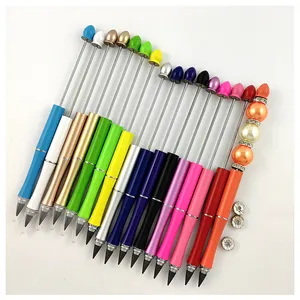 Beadable Items Infinite Pencil Lead DIY Silicone Beads Charms Rosy Everlasting Pencils For Jewelry Making