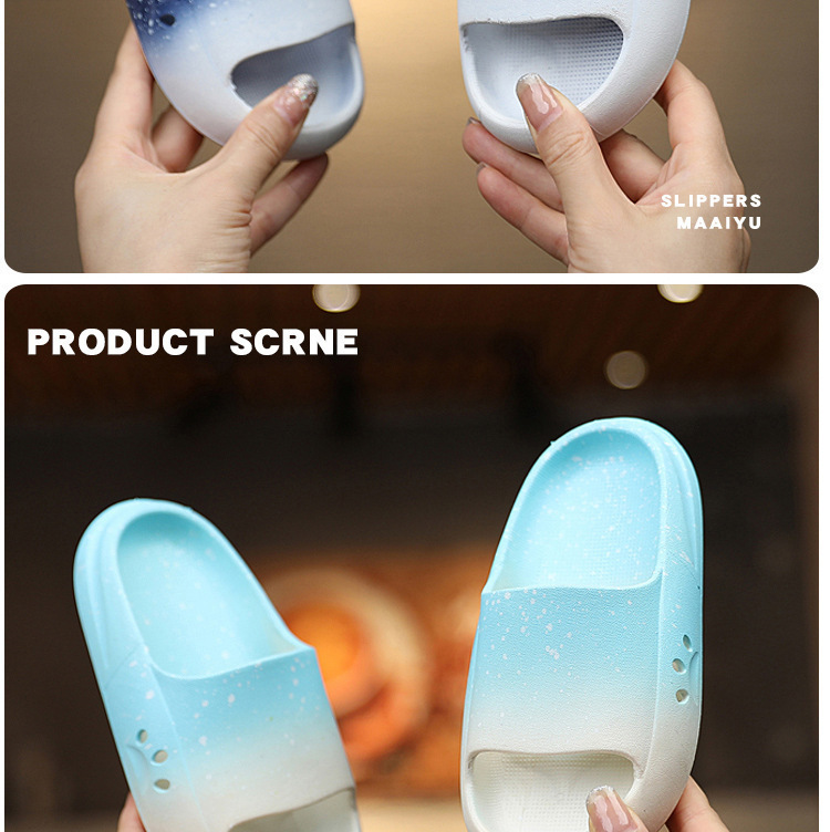 Children Summer Beach Shoes Anti-slip Rubber Slides Slipper Kids Slippers Cartoon Indoor Shoes