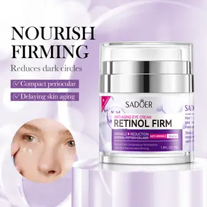 SADOER Private Label Korean Skin Care Cosmetics Spot Dark Circles Treatment Retinol Intense Advanced Triple Action Eye Cream