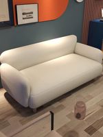 Canapé moderne minimaliste en tissu monobloc, confortable, rembourrage en éponge haute densité, pieds en bois massif, mobilier de maison