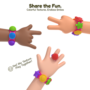 Set de Juguetes Sensoriales Portátiles: Anillos, Collares y Pulseras con Múltiples Opciones de Juego Educativas Unisex para Edades de 5 a 14 Años, de Silicona Antiestrés - Product Image 5