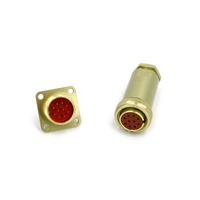 Conector Circular y Enchufe de Chasis Serie PC Estándar Ruso de Alta Fiabilidad, Juego Completo, Directo de Fábrica