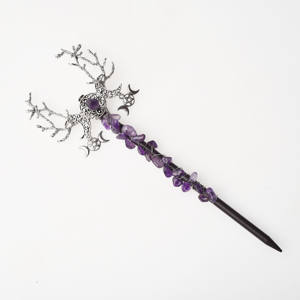 Kristall Großhandel Natürlich Handgeschnitzter Hochwertiger Kristallstein Zauberstab - Product Image 2