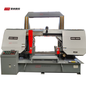 Nueva Sierra de Cinta Hidráulica Semiautomática Natie Gb4260 para Corte de Metal, 600x600mm, Alta Precisión, Motor de 7.5 kW, Cuchilla de 69 M/min - Product Image 1