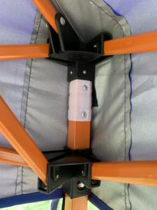 <span class=keywords><strong>Toldo</strong></span> de acero para exteriores instantáneo <span class=keywords><strong>2x2</strong></span>, carpa plegable de altura ajustable con material de vela de poliéster, refugio de pierna recta - Product Image 2