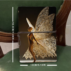 1 pezzo A6 bellissimo diario elegante taccuino per studenti per guide allo studio che leggono riepiloghi progetti di classe con fata - Product Image 4