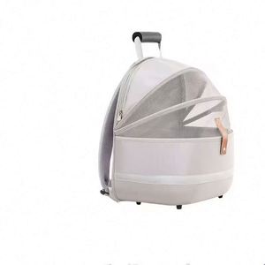 Échantillon gratuit, nouveau design, sac de transport pour chat 2 en 1, portable, extensible, pour voyages en plein air - Product Image 1