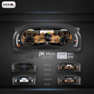 ขายส่งมาตรวัดความเร็วแบบดิจิตอลขนาด 12.3 นิ้ว สำหรับรถยนต์ จอ LCD แสดงผลมาตรวัดความเร็วและระยะทาง สำหรับรถจี๊ป แรงเลอร์ JK ปี 2011-2018 พวงมาลัยซ้าย/ขวา รับประกัน 1 ปี - Product Image 5