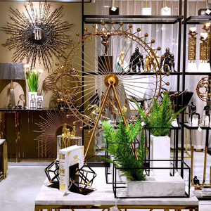 Novo Design De Cristal Vintage Telescópio Moderno Retro Ouro <span class=keywords><strong>Home</strong></span> <span class=keywords><strong>Decor</strong></span> Luxo Artesanato Decorativo Metal Ornamentos Acessórios de Mesa - Product Image 4
