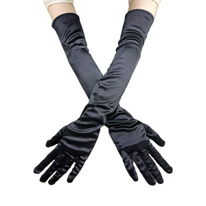 chinese dress ladies Fancydresswale Gloves for women for parties, long colourful satin   fancydresswale.com
