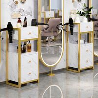 Chariot Mobile de Coiffure Haut de Gamme, Outil de Styling pour Salon de Beauté