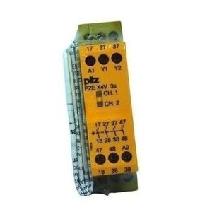 Pilz Safety <b>Relay</b> PZE X4V 3e 3a Chassis Mount Screw Terminal Contact Form 3e - Product Image 1