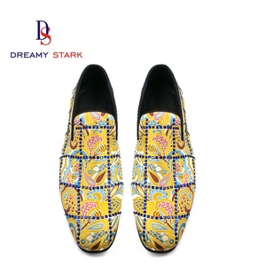 Chaussures habillées et Richelieu pour hommes, en cuir véritable, faites à la main, de haute qualité, avec motif diamant DIY, logo personnalisé, marque originale - Product Image 2