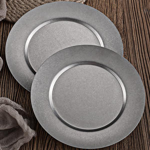 Assiette Ronde en Acier Inoxydable Style Rétro Japonais Luxshiny pour Steak, Dîner, Sushi, Desserts, Gâteaux, Bonbons et Fruits - Product Image 2