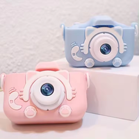 Produsen kamera Video anak-anak Mini lensa ganda lucu anak-anak cetak instan 1 tahun fitur CMOS pencitraan garansi MicroSD