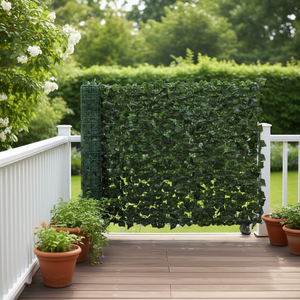 Clôture artificielle en lierre Greenivy, 39 x 98 pouces, écran de jardin extérieur, décoration végétale artificielle pour patio, balcon, terrasse - Product Image 2