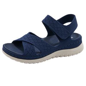 Women's Summer Lightweight Water-Resistant Slip-On Outdoor <b>Sandals</b> Non-Slip Platform Soft-Sealed <b>Flat</b> Large Size Holiday Travel - Product Image 1