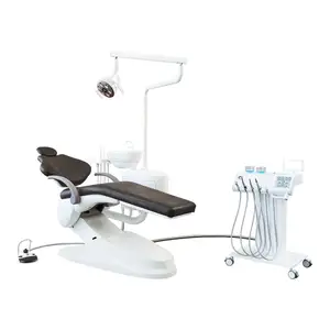 2023 ISO CE Comprehensive Multi-Functional Dental Chair UnitTreatment Removable Cart 3 Memory Four-handed operation Designs