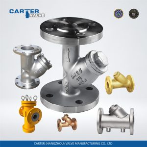 Filtro de agua Carter tipo Y con malla, hierro dúctil WCB, acero inoxidable 304/316/316L, brida RF, FF, para líquidos/vapor, ANSI/DIN/API - Product Image 4