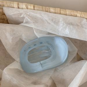 Pince à cheveux plate ovale en plastique, couleur gelée, type bec de canard, pince requin, pour queues de cheval, mode décontractée - Product Image 3