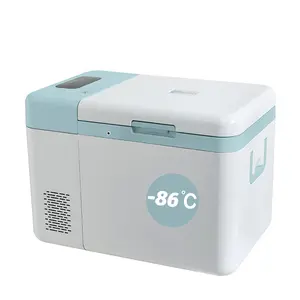 86C Geladeira portátil super fria para vacinas 25l Congelador Ultra Baixa Temperatura