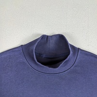 Felpa in Spugna Francese di Alta Qualità in Cotone, Lunghezza Corta, Oversize, Personalizzabile