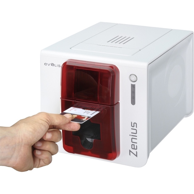 EVOLIS Zenius ID/PVC Card Printer Color Monochrome Printing Dual-Sided USB Interface 1-Year Warranty High Quality 300dpi SDK