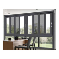 Fenêtres coulissantes en alliage d'aluminium et portes pare-soleil Fenêtres coulissantes en alliage d'aluminium anti-ouragan