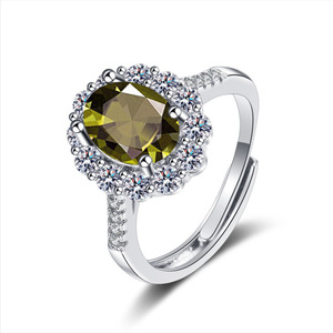 Nuovo Anello 'Cuore dell'Oceano' con Zaffiro e Gemme Colorate per Donne, Prezzo all'Ingrosso di Fabbrica - Product Image 2