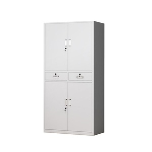 Knock Down Cấu Trúc Thép Locker 4 Cửa File Lưu Trữ Nội <span class=keywords><strong>2</strong></span> Middle <span class=keywords><strong>Drawer</strong></span> Kim Loại Văn Phòng Đầy Màu Sắc Hồ Sơ Nội Các - Product Image 1