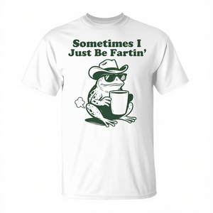 Camiseta con diseño gráfico de Frog, unisex, talla para adultos, Sometimes I Just Be Fartin' - Product Image 2