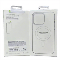 Coque de téléphone sans fil transparente originale pour iPhone 17, 17 Pro, 17 Pro Max avec chargement sans fil et motif animé