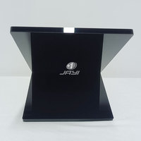 JAYI – support de livre en acrylique transparent en forme de X, personnalisé