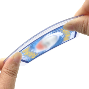 Protège-cartes rigides transparents de 34 pouces avec fermeture à clip, protecteurs scellés robustes pour cartes professionnelles et de collection - Product Image 3