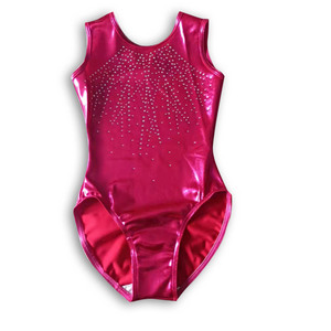 Stocks Leotard , Short Sleeve Child Leotard E Stones Motifs Gymnastics Leotard - Product Image 3