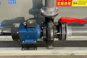 Công nghiệp PVC FRP tháp làm mát đóng mạch bay hơi HVAC giải pháp dòng chảy chéo bao gồm cả động cơ hệ thống xử lý nước - Product Image 6