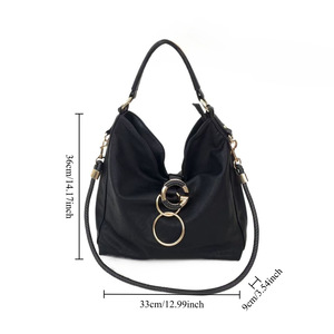 Bolsos de mano elegantes y modernos para mujer, bolsos casuales para uso diario al aire libre, bolsos de hombro de cuero de gran capacidad, bolso tote de moda para mujer - Product Image 2